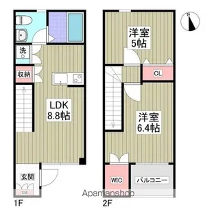 アンジュエールA【1階】の間取り