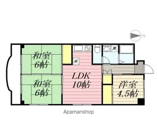 プレズ名古屋入場【4階】の間取り