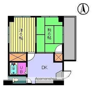 グリーンコート【4階】の間取り