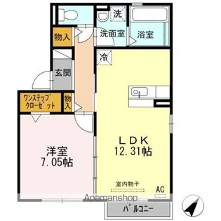 フィオレット A【2階】の間取り