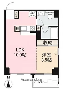 コリドール丸の内【801号室】の間取り