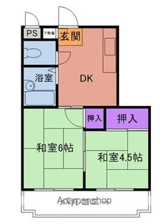 プレアール茶屋町【1階】の間取り