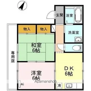 プレジール倉本 A棟【1階】の間取り