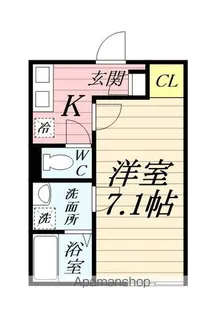 FORESIGHT INN南矢名【2階】の間取り