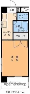 サンタルシア【2階】の間取り