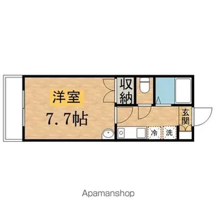 ヴィーアコルテ【106号室】の間取り