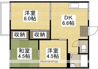 コーポ エクセル Ⅰ棟【1階】の間取り