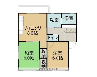コスモス【2階】の間取り