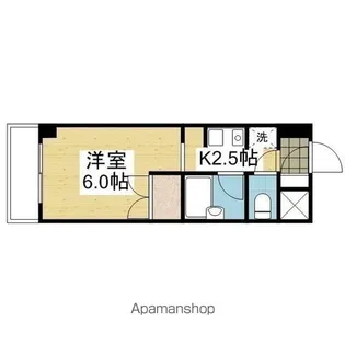 ラ・パルフェ・ド・ユーリスミー【3階】の間取り