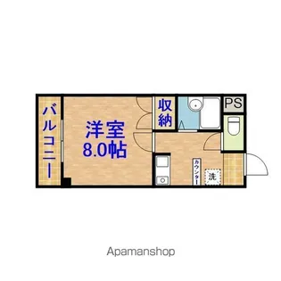 アーバン東五所【207号室】の間取り