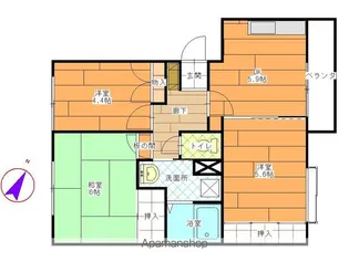 シャトーグレイス【204号室】の間取り