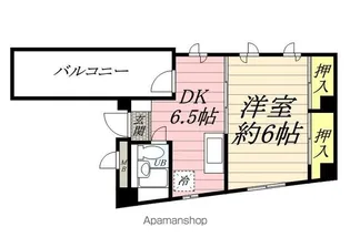 ファミーユ第2前川ビル【2階】の間取り