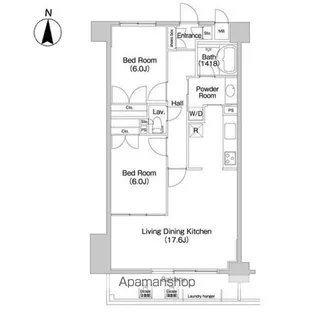 PATH横浜新子安【10階】の間取り