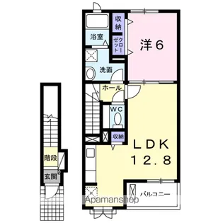 チヨ タウンD【2階】の間取り