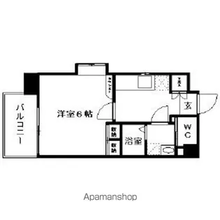 サヴォイエクセルシオール【6階】の間取り