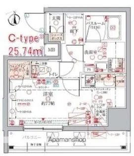 クレヴィスタ練馬桜台Ⅲ【3階】の間取り