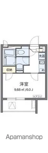 クレイノクレージュ柳原【1階】の間取り