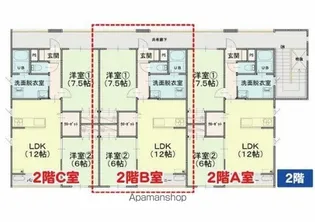 第3ミネルバビル【B号室】の間取り