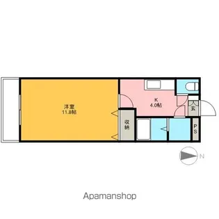 サンタプレイス高砂Ⅱ【3階】の間取り