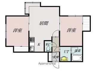 ビバリーヒルズ【201号室】の間取り