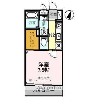 グレイスハウスII【3階】の間取り