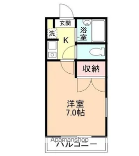 ふるーる【204号室】の間取り