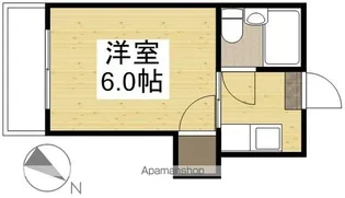 コーポビーナス【202号室】の間取り