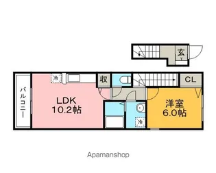 ケイズヴィラ【2階】の間取り