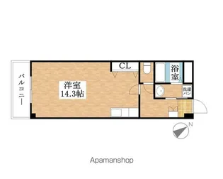 スリーアローズ中小田井【3階】の間取り