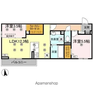 フジコH【3階】の間取り
