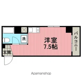 OAZO庄内西町【204号室】の間取り