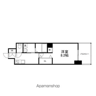 滋賀県草津市南草津1丁目【マンション】の間取り
