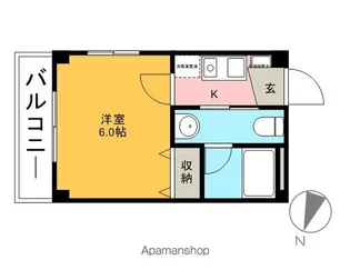 ガーデンアベニュー【2階】の間取り
