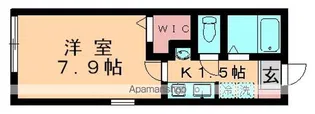 ウェリナ大森台【101号室】の間取り