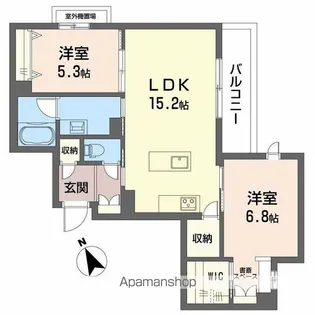 シャーメゾングランデ【3階】の間取り