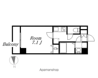 Z・R名駅【502号室号室】の間取り