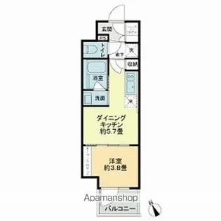 ザ・ライオンズフォーシア今池【13階】の間取り