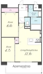 ウィリングネクスト【1階】の間取り