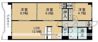ジェムラポール【4階】の間取り