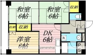 パークハイツ東口【3階】の間取り