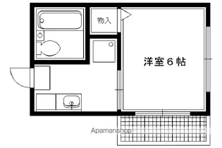 プレール北白川【2階】の間取り