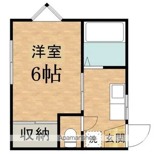 コーポサファイア【202号室】の間取り