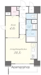 ルノンドームA【10階】の間取り