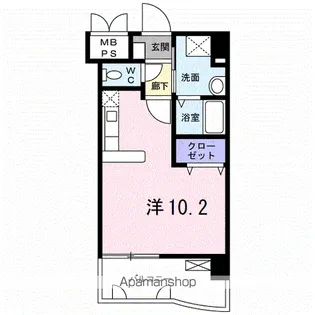 ブリランテピアッツァ【7階】の間取り