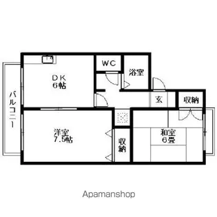 セジュールYK Ⅱ【1階】の間取り