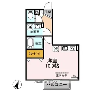 MY CORONET A【2階】の間取り