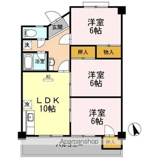 ベルティカル曙【4階】の間取り