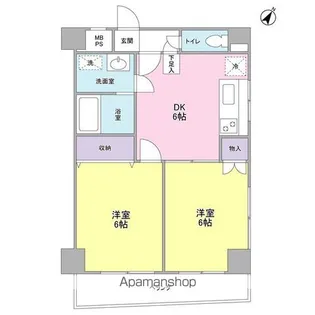 アスカルカーサ【5階】の間取り