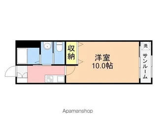 LAUREAⅡ【106号室】の間取り