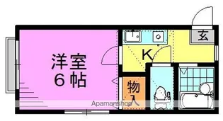 プランドール【1階】の間取り